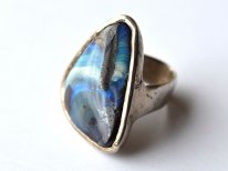 Ring "Triangle blau"