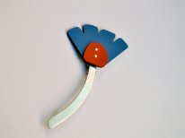 Brooch "OTOMI flor 3"