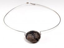 Collar "Small soft stone-grey"