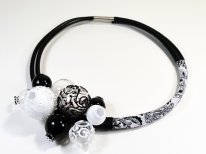 Collar "MUM black & white"