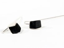 Earrings "Aquarelle 64 black"