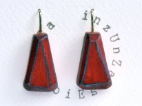 Pendientes "Fusta Red"