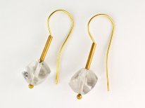 Earrings "Solitari de cristall"