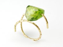 Anillo "Triangle vert"